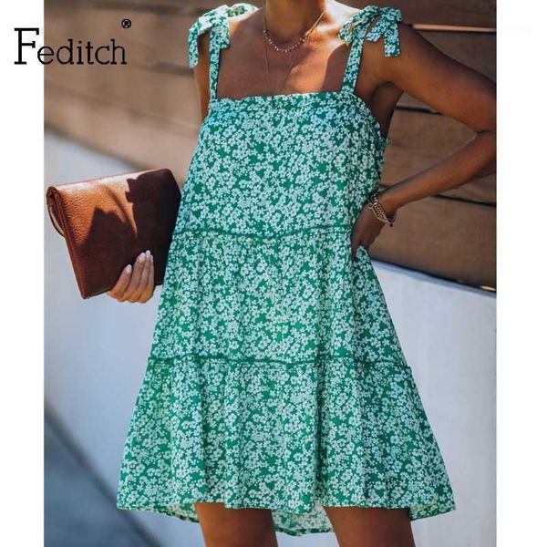 feditch floral ruffle lace up dress summer sleeveless beach women mini dress female vintage casual swimwear vestidos1, White;black
feditch floral ruffle lace up dress summer sleeveless beach women mini dress female vintage casual swimwear vestidos1, White;black