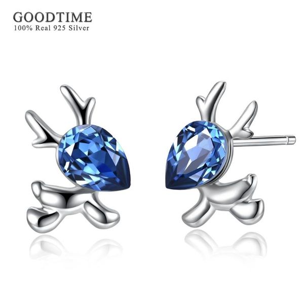 christmas sale classic deer earrings 925 sterling silver stud earrings for women cute blue crystal jewelry jewellery kids gifts, Golden;silver
christmas sale classic deer earrings 925 sterling silver stud earrings for women cute blue crystal jewelry jewellery kids gifts, Golden;silver