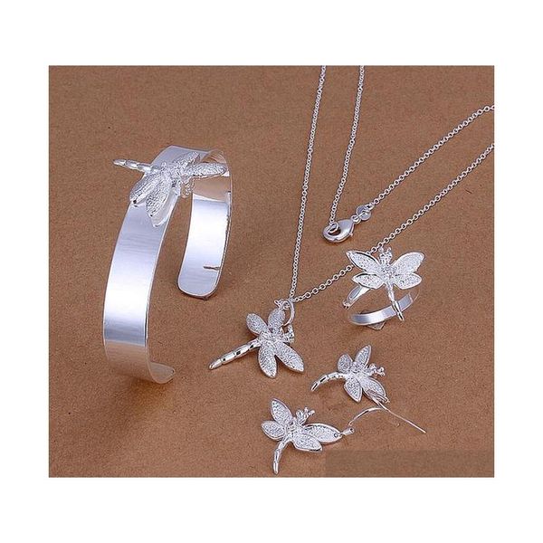 high grade 925 sterling silver insets dragonfly set jewelry sets dfmss276 factory direct sale 925 silver necklace bracelet earring abwvb, Slivery;golden 
high grade 925 sterling silver insets dragonfly set jewelry sets dfmss276 factory direct sale 925 silver necklace bracelet earring abwvb, Slivery;golden