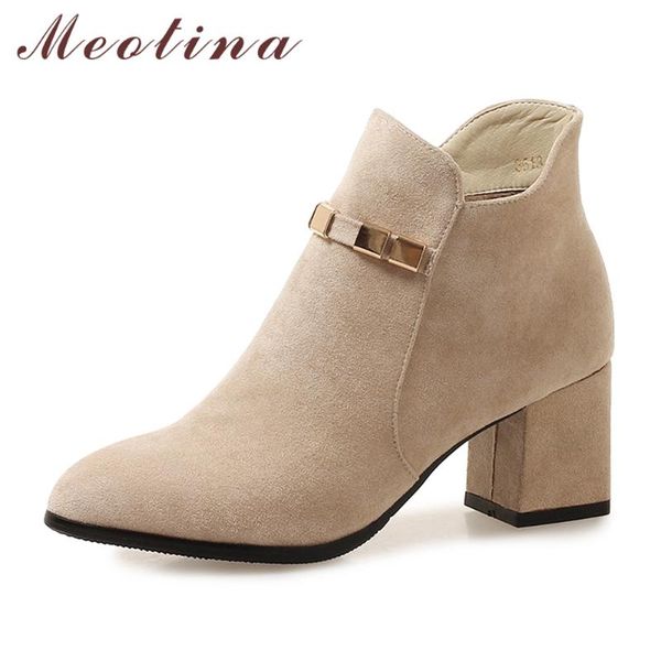 boots meotina winter ankle high heel women square short fashion pointed toe ladies shoes beige black 43
boots meotina winter ankle high heel women square short fashion pointed toe ladies shoes beige black 43