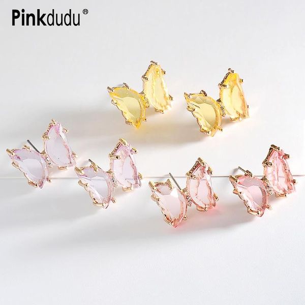 stud pinkdudu korean ins 8 colors sweet womens earrings glass alloy butterfly simple elegant fashion jewelry og072, Golden;silver
stud pinkdudu korean ins 8 colors sweet womens earrings glass alloy butterfly simple elegant fashion jewelry og072, Golden;silver