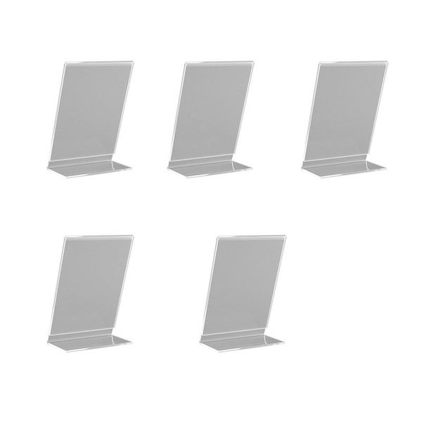 5pcs office acrylic a6 display leaflet stands counter plastic message board menu college holder for business poster
5pcs office acrylic a6 display leaflet stands counter plastic message board menu college holder for business poster