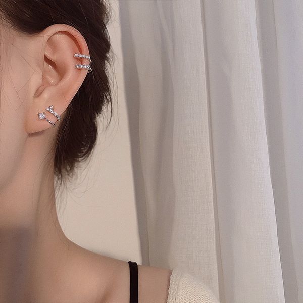 npkds simple temperament double metal ear bone clip earrings small and irregular female girls party jewelry gift, Golden
npkds simple temperament double metal ear bone clip earrings small and irregular female girls party jewelry gift, Golden