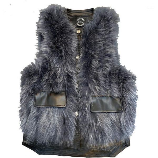 2020 new fashion women vest coats patchwork fur vest jackets color matching vintage winter pu coat women fashion fur waistcoat1, Black;white
2020 new fashion women vest coats patchwork fur vest jackets color matching vintage winter pu coat women fashion fur waistcoat1, Black;white