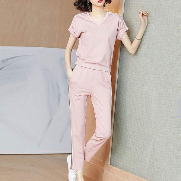 luxury rose casual female two together summer femme elegant pantalon garments woman suit 0eru, White
luxury rose casual female two together summer femme elegant pantalon garments woman suit 0eru, White