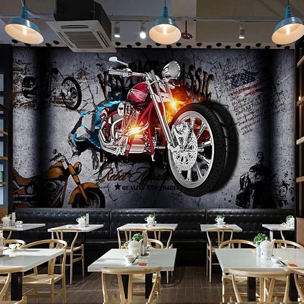custom 3d wall murals wallpaper motorcycle broken wall personality retro bar ktv restaurant p poster decor painting
custom 3d wall murals wallpaper motorcycle broken wall personality retro bar ktv restaurant p poster decor painting