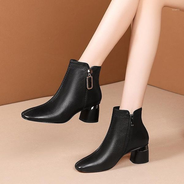 boots boots, women's leather thick heel side zipper plush 2021 autumn single boots1, Black
boots boots, women's leather thick heel side zipper plush 2021 autumn single boots1, Black