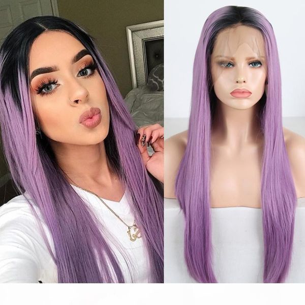 charisma 13x6 silky straight wigs deep part synthetic lace front wig ombre purple wigs for women heat resistant hair black roots
charisma 13x6 silky straight wigs deep part synthetic lace front wig ombre purple wigs for women heat resistant hair black roots