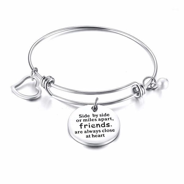 friend bracelets side by side or miles apart heart friends bangle bracelets adjustable friendship sister gift jewelry1, White
friend bracelets side by side or miles apart heart friends bangle bracelets adjustable friendship sister gift jewelry1, White
