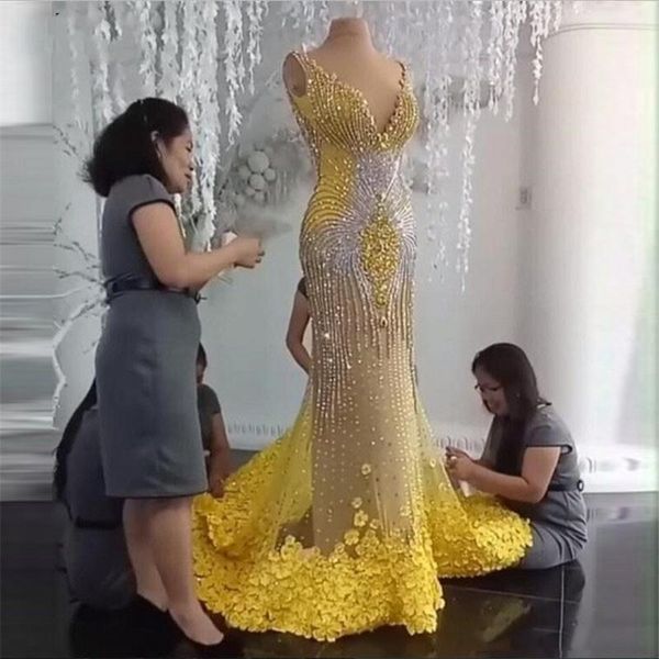 major beading mermaid evening dresses dubai african v neck handmade flowers appliques beads sequins prom dress pageant gowns, White;black
major beading mermaid evening dresses dubai african v neck handmade flowers appliques beads sequins prom dress pageant gowns, White;black