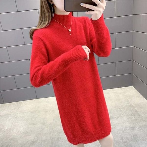 2021 new mid-aged ladies of length knitted shirt half-neck velvet mink vison female sweater h00286 xbsl, White;black
2021 new mid-aged ladies of length knitted shirt half-neck velvet mink vison female sweater h00286 xbsl, White;black