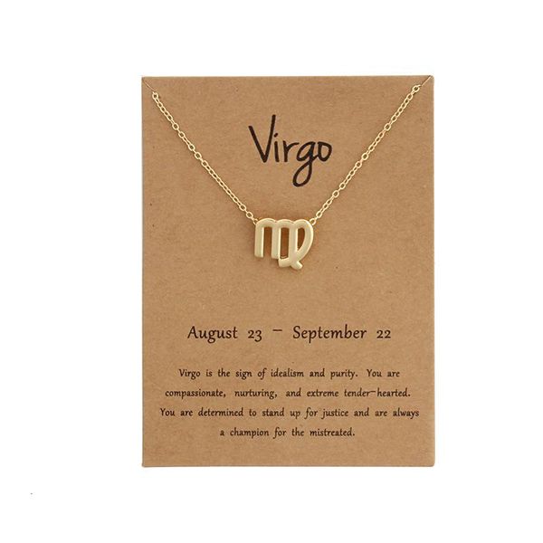 12 zodiac necklaces with gift card constellation sign pendant gold chains necklace for men women fashion jewelry in gde6
12 zodiac necklaces with gift card constellation sign pendant gold chains necklace for men women fashion jewelry in gde6
