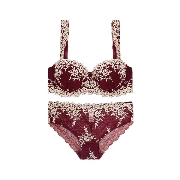 2020 autumn and winter new products european and american embroidery half cup soft steel ring bra set tube underwear women c1211, Black;white
2020 autumn and winter new products european and american embroidery half cup soft steel ring bra set tube underwear women c1211, Black;white