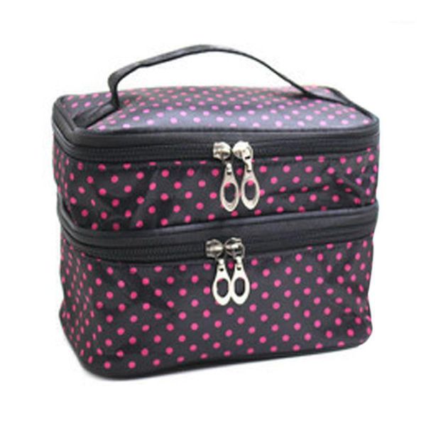 fashion double layer small dots cosmetic bag makeup tool storage bag multifunctional storage package drop shipping1
fashion double layer small dots cosmetic bag makeup tool storage bag multifunctional storage package drop shipping1