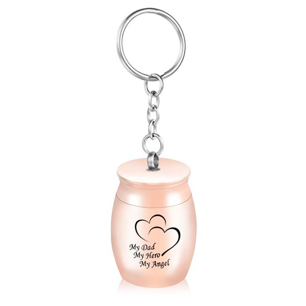 30x40mm 5 color cremation urn necklace for dad ashes memorial urn keychain mini keepsake funeral jar-my dad my angel, Silver
30x40mm 5 color cremation urn necklace for dad ashes memorial urn keychain mini keepsake funeral jar-my dad my angel, Silver