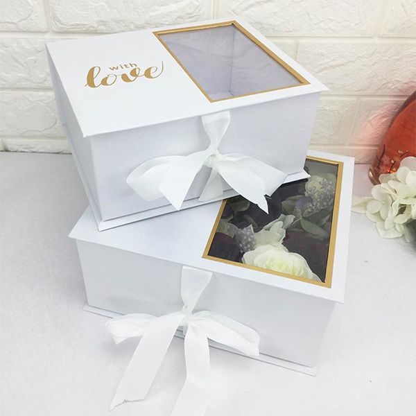 valentine's & mothers's day gifts gold tamp love text rectangle paper gift box with pvc window showing flowers for lovers
valentine's & mothers's day gifts gold tamp love text rectangle paper gift box with pvc window showing flowers for lovers