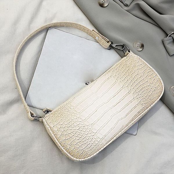 h30 2020 spring summer woman white single strap handbags pu leather zipper shoulder bag crocodile pattern female handbag, Black;red
h30 2020 spring summer woman white single strap handbags pu leather zipper shoulder bag crocodile pattern female handbag, Black;red