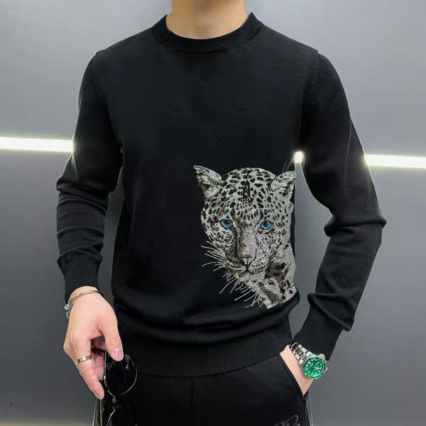 men's sweaters fall/winter sweater sports casual knitted pullover oversized cashmere trend youth diamond exquisite, White;black
men's sweaters fall/winter sweater sports casual knitted pullover oversized cashmere trend youth diamond exquisite, White;black