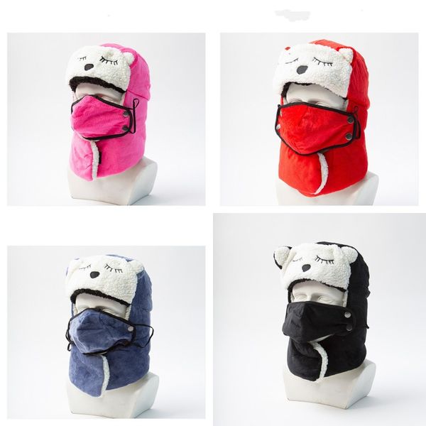 thickening hat cartoon embroidery ear protection windproof panda fashion mask cap children headgear winter outdoor 16rr k2, Black;white
thickening hat cartoon embroidery ear protection windproof panda fashion mask cap children headgear winter outdoor 16rr k2, Black;white
