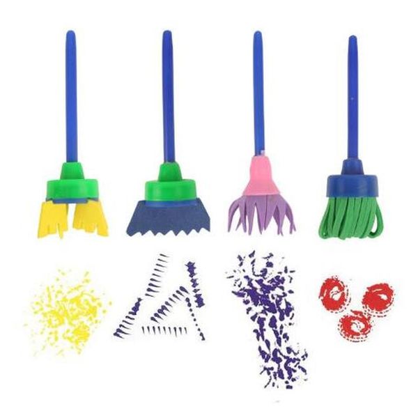 4pcs set flower paint brush rotate spin sponge kids children graffiti art drawing painting toys school stationery supplies wmtxei
4pcs set flower paint brush rotate spin sponge kids children graffiti art drawing painting toys school stationery supplies wmtxei