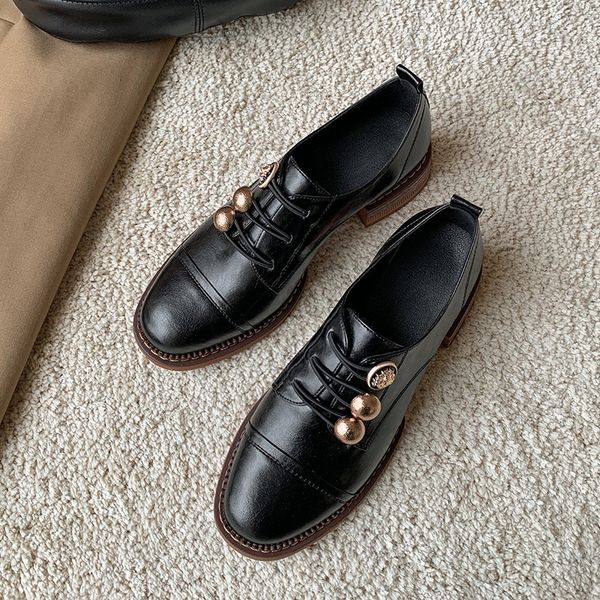 2021 nova marca couro genuno primavera outono mulher estilo roma dedo do p redondo preto marrom festa sapatos casuais bombas zndd, Black
2021 nova marca couro genuno primavera outono mulher estilo roma dedo do p redondo preto marrom festa sapatos casuais bombas zndd, Black