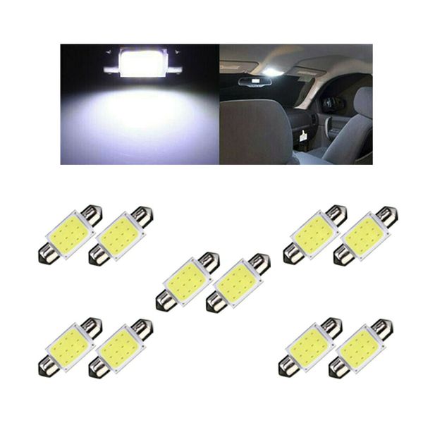 10pcs led cob car light led panel reading lighting auto dome lamps bulb luggage compartment light 31mm 36mm 39mm 41mm
10pcs led cob car light led panel reading lighting auto dome lamps bulb luggage compartment light 31mm 36mm 39mm 41mm
