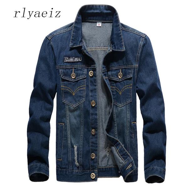 rlyaeiz 2021 spring autumn fashion denim jackets men washed denim clothing single breasted jeans hole clothes jackets coat m-4xl, Black;brown
rlyaeiz 2021 spring autumn fashion denim jackets men washed denim clothing single breasted jeans hole clothes jackets coat m-4xl, Black;brown