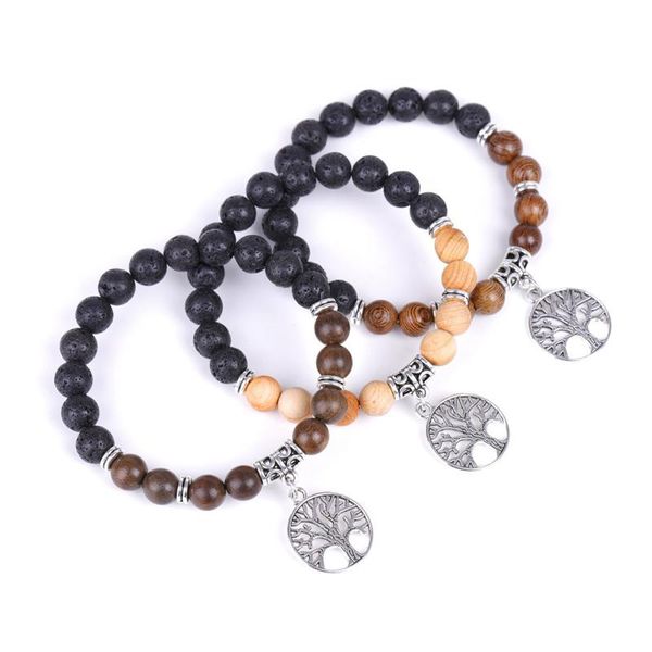 lava rock stone essential oil diffuser bracelet braided rope stone yoga beads bracelets with life tree for men women, Black
lava rock stone essential oil diffuser bracelet braided rope stone yoga beads bracelets with life tree for men women, Black