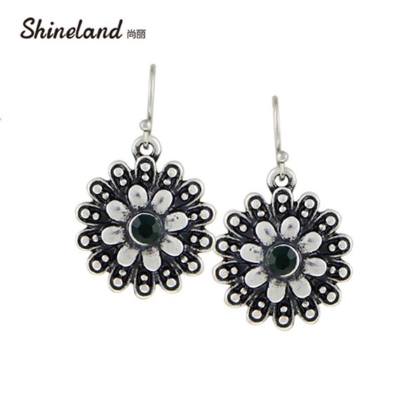 shineland flower drop earrings for women 2021 new vintage trendy carved crystal drop statement earrings jewelry, Silver
shineland flower drop earrings for women 2021 new vintage trendy carved crystal drop statement earrings jewelry, Silver