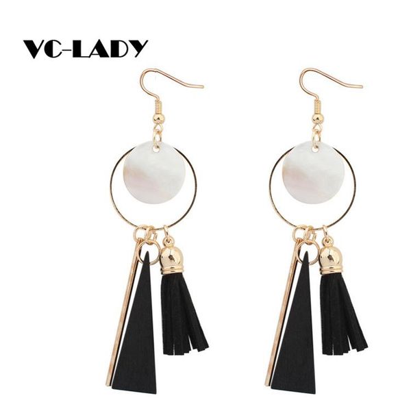 tassel earrings fashion circle triangle shell earrings handmade fringe jewelry bohemian 2020 for women d3.0, Silver
tassel earrings fashion circle triangle shell earrings handmade fringe jewelry bohemian 2020 for women d3.0, Silver