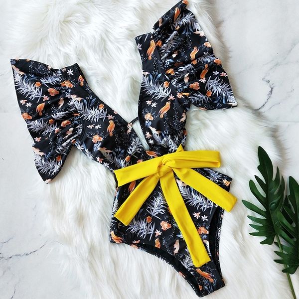 one piece swimsuit women swimwear floral print bodysuit summer beach bathing suit monokini swimsuit s~xl t200114, White;black
one piece swimsuit women swimwear floral print bodysuit summer beach bathing suit monokini swimsuit s~xl t200114, White;black