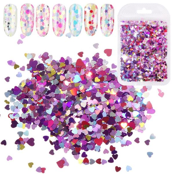 nail glitter 1 pack of 3d holographic sequins love nails polish manicure diy decoration, Silver;gold
nail glitter 1 pack of 3d holographic sequins love nails polish manicure diy decoration, Silver;gold