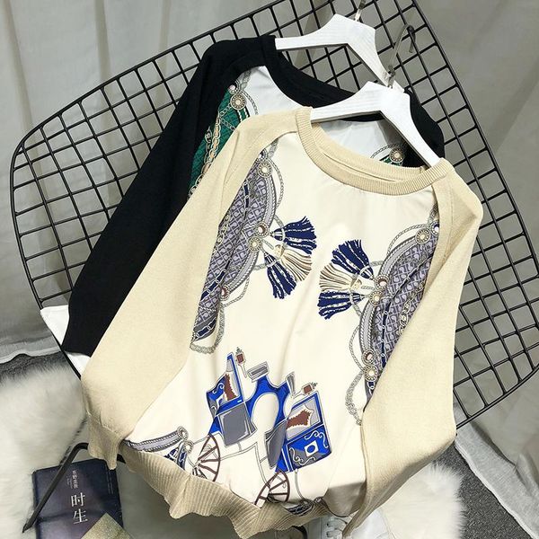women's sweaters 12110 fashion 2021 runway luxury european design party style clothing, White;black
women's sweaters 12110 fashion 2021 runway luxury european design party style clothing, White;black