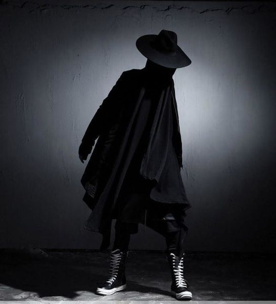 large size hooded men's personality robe dark wizard hat cardigan cloak long cardigan windbreaker jacket shawl robe, Black
large size hooded men's personality robe dark wizard hat cardigan cloak long cardigan windbreaker jacket shawl robe, Black