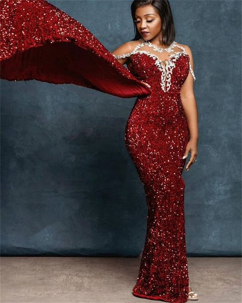burgundy evening dress with overskirt sequins lace applique mermaid prom gowns side split sparkly vestido de novia customize, Black;red
burgundy evening dress with overskirt sequins lace applique mermaid prom gowns side split sparkly vestido de novia customize, Black;red