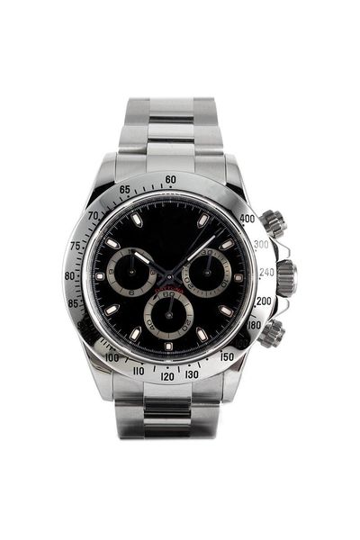 men's watch 40mm six pin black dial silver case stainless steel waterproof luminous automatic mechanical sapphire, Slivery;brown
men's watch 40mm six pin black dial silver case stainless steel waterproof luminous automatic mechanical sapphire, Slivery;brown
