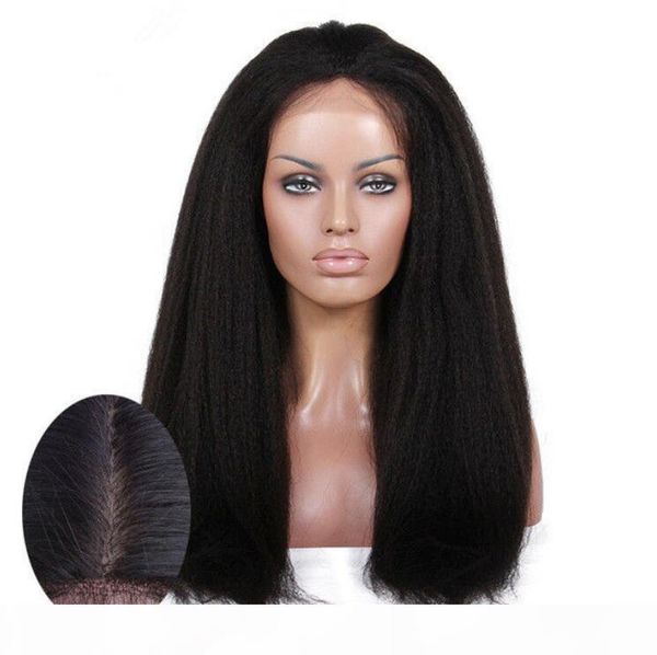 gt;>>new full lace human hair wig kinky straight glueless dark brown hair, Black;brown
gt;>>new full lace human hair wig kinky straight glueless dark brown hair, Black;brown