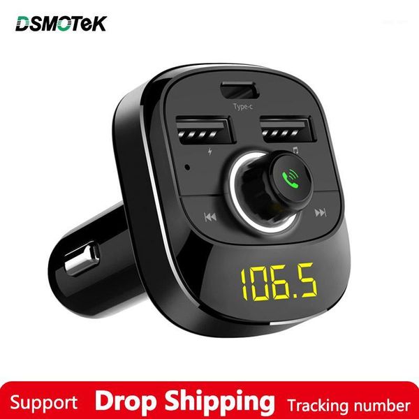 dsmotek car bluetooth fm transmitter handsusb/tf card play type-c dual usb charging bt 4.1 bluetooth car kit mp3 player1
dsmotek car bluetooth fm transmitter handsusb/tf card play type-c dual usb charging bt 4.1 bluetooth car kit mp3 player1