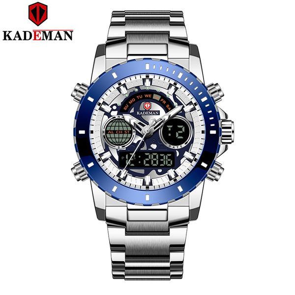 kademan brand luxury military mens watches sport chronograph analog quartz wrist watch waterproof clock relogio masculino, Slivery;brown
kademan brand luxury military mens watches sport chronograph analog quartz wrist watch waterproof clock relogio masculino, Slivery;brown