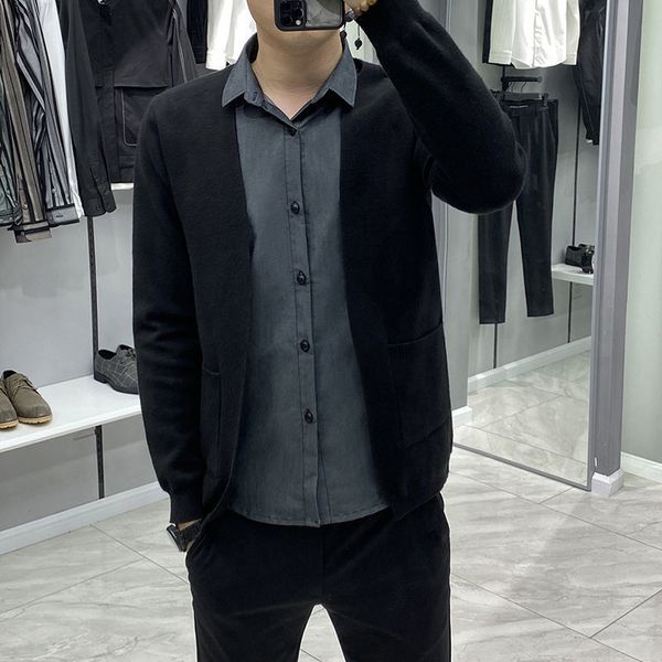 2021 male version the shirt trend of two men's cardigan mesh pieces youth jacket pfgt, White;black
2021 male version the shirt trend of two men's cardigan mesh pieces youth jacket pfgt, White;black