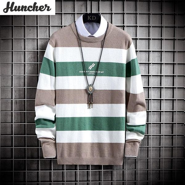 huncher mens knitted sweater men 2020 winter vintage jumper striped oversize casual pullover korean style green sweaters for men, White;black
huncher mens knitted sweater men 2020 winter vintage jumper striped oversize casual pullover korean style green sweaters for men, White;black
