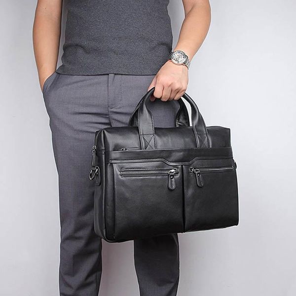 briefcases luufan soft genuine leather business briefcase for man fit 14" laphandbag black cow male message bag work tote
briefcases luufan soft genuine leather business briefcase for man fit 14" laphandbag black cow male message bag work tote
