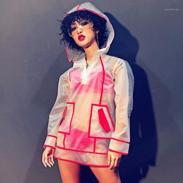 female singer dj ds stage costume white frosted transparent hooded jacket red patent leather bikini suit rave clothes dn55901, Black;red
female singer dj ds stage costume white frosted transparent hooded jacket red patent leather bikini suit rave clothes dn55901, Black;red