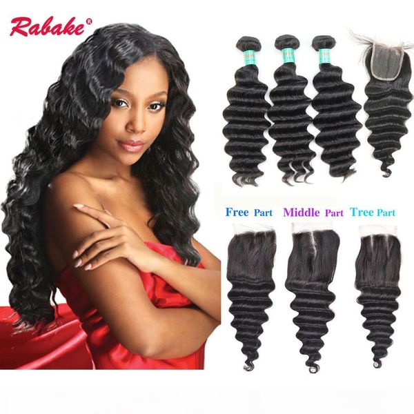 brazilian virgin loose deep wave hair bundles with closure rabake human hair 3 bundles with 4x4 lace closure weave hair extensions, Black;brown
brazilian virgin loose deep wave hair bundles with closure rabake human hair 3 bundles with 4x4 lace closure weave hair extensions, Black;brown