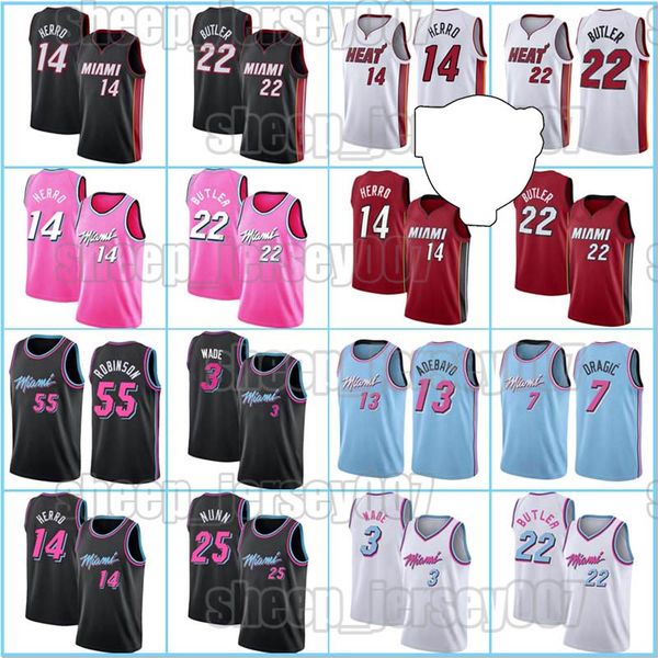 jimmy 22 butler miami heat jersey tyler 14 herro dwyane 3 wade goran 7 dragic bam 13 adebayo jersey duncan 55 robinson 2021, Black;red
jimmy 22 butler miami heat jersey tyler 14 herro dwyane 3 wade goran 7 dragic bam 13 adebayo jersey duncan 55 robinson 2021, Black;red