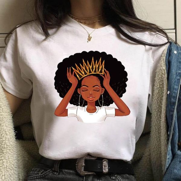 melanin poppin women tshirt women clothing beautiful black girl print tee women graphic t-shirt fashion tee shirts, White
melanin poppin women tshirt women clothing beautiful black girl print tee women graphic t-shirt fashion tee shirts, White