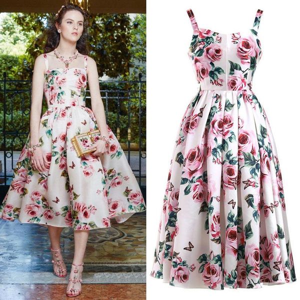casual dresses 2021 fashion rose flower print pleated slim fresh temperament straps fluffy dress holiday woman, Black;gray
casual dresses 2021 fashion rose flower print pleated slim fresh temperament straps fluffy dress holiday woman, Black;gray