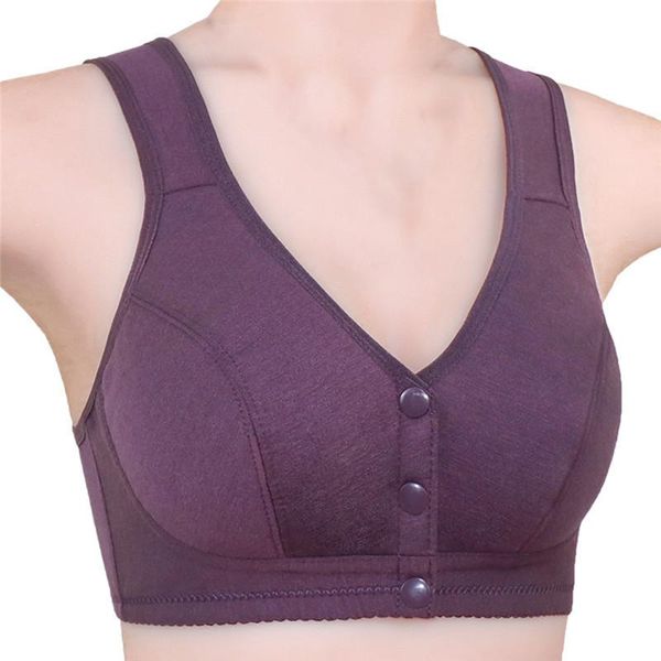 bras women comfortable cotton bra gift for mom fashion soft bralette underwear stretch plus size dark purple color vest brassiere, Red;black
bras women comfortable cotton bra gift for mom fashion soft bralette underwear stretch plus size dark purple color vest brassiere, Red;black
