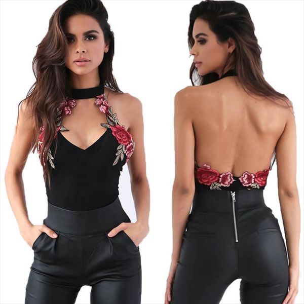 floral embroidery rose bodysuit rompers women halter backless summer jumpsuits elegant playsuit romper, Black;white
floral embroidery rose bodysuit rompers women halter backless summer jumpsuits elegant playsuit romper, Black;white