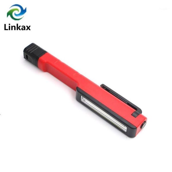 flashlights torches cob led mini pen torch light handle work hand linternas with magnet by 3xaaa1